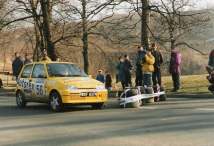 Jacek Sikora i Marek Kaczmarek - Fiat Cinquecento Sporting.