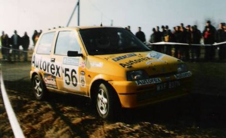 Jacek Sikora i Marek Kaczmarek - Fiat Cinquecento Sporting.