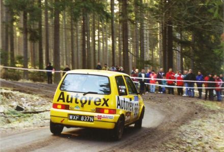 Jacek Sikora i Marek Kaczmarek - Fiat Cinquecento Sporting.