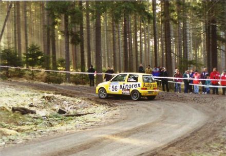 Jacek Sikora i Marek Kaczmarek - Fiat Cinquecento Sporting.