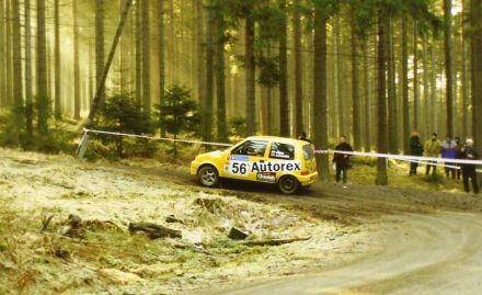 Jacek Sikora i Marek Kaczmarek - Fiat Cinquecento Sporting.