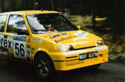 Jacek Sikora i Marek Kaczmarek - Fiat Cinquecento Sporting.