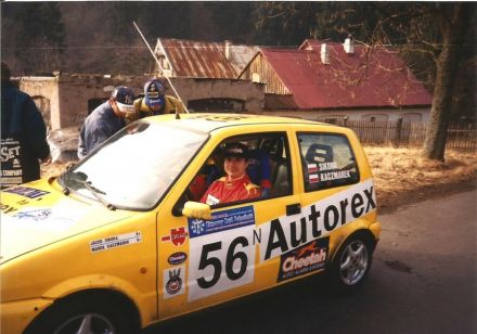 Jacek Sikora i Marek Kaczmarek - Fiat Cinquecento Sporting.