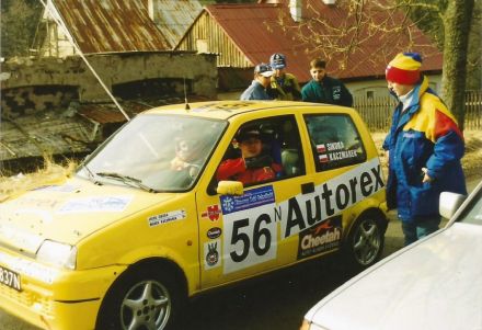 Jacek Sikora i Marek Kaczmarek - Fiat Cinquecento Sporting.
