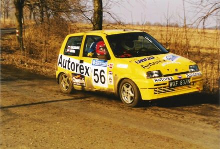 Jacek Sikora i Marek Kaczmarek - Fiat Cinquecento Sporting.