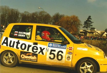 Jacek Sikora i Marek Kaczmarek - Fiat Cinquecento Sporting.