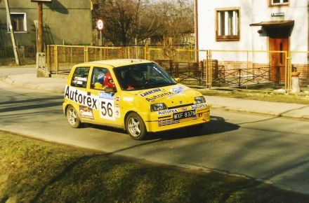 Jacek Sikora i Marek Kaczmarek - Fiat Cinquecento Sporting.