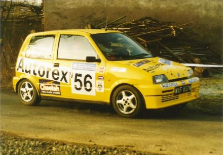Jacek Sikora i Marek Kaczmarek - Fiat Cinquecento Sporting.