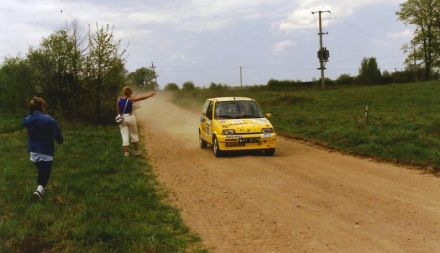 Jacek Sikora i Marek Kaczmarek - Fiat Cinquecento Sporting.