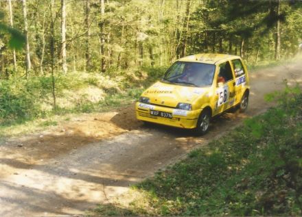 Jacek Sikora i Marek Kaczmarek - Fiat Cinquecento Sporting.