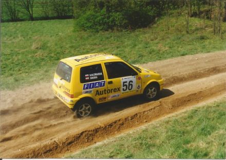 Jacek Sikora i Marek Kaczmarek - Fiat Cinquecento Sporting.