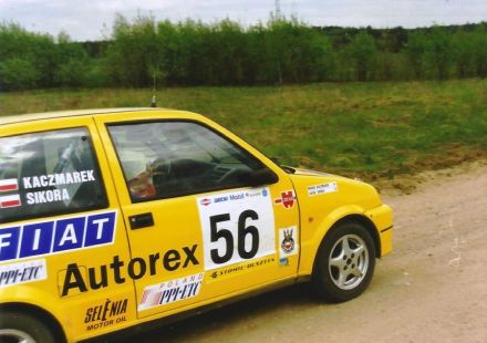 Jacek Sikora i Marek Kaczmarek - Fiat Cinquecento Sporting.