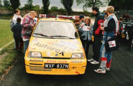 Jacek Sikora i Marek Kaczmarek - Fiat Cinquecento Sporting.
