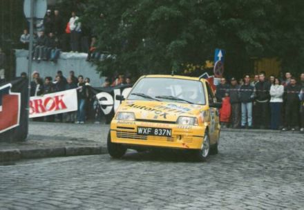 Jacek Sikora i Marek Kaczmarek - Fiat Cinquecento Sporting.