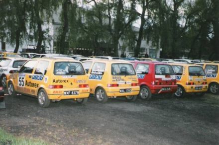 Jacek Sikora i Marek Kaczmarek - Fiat Cinquecento Sporting.