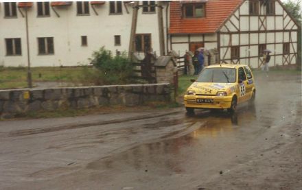 Jacek Sikora i Marek Kaczmarek - Fiat Cinquecento Sporting.
