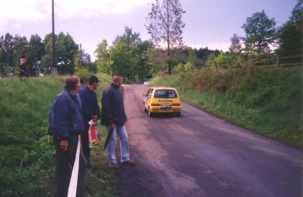 Jacek Sikora i Marek Kaczmarek - Fiat Cinquecento Sporting.