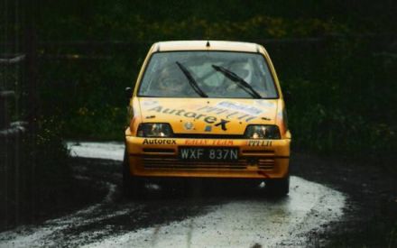 Jacek Sikora i Marek Kaczmarek - Fiat Cinquecento Sporting.
