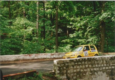 Jacek Sikora i Marek Kaczmarek - Fiat Cinquecento Sporting.