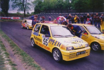 Jacek Sikora i Marek Kaczmarek - Fiat Cinquecento Sporting.