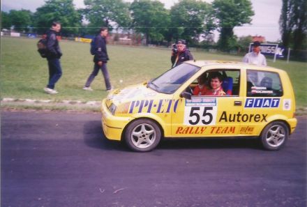 Jacek Sikora i Marek Kaczmarek - Fiat Cinquecento Sporting.