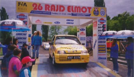 Jacek Sikora i Marek Kaczmarek - Fiat Cinquecento Sporting.