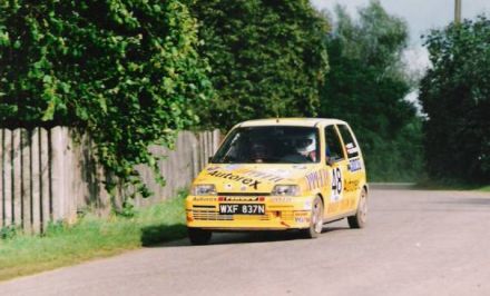 Jacek Sikora i Marek Kaczmarek - Fiat Cinquecento Sporting.