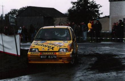 Jacek Sikora i Marek Kaczmarek - Fiat Cinquecento Sporting.