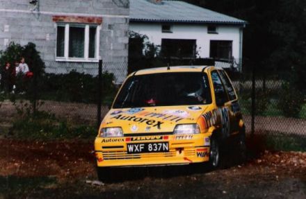 Jacek Sikora i Marek Kaczmarek - Fiat Cinquecento Sporting.