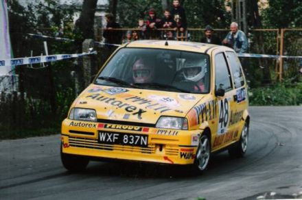 Jacek Sikora i Marek Kaczmarek - Fiat Cinquecento Sporting.
