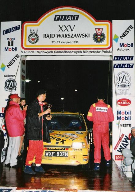 Jacek Sikora i Marek Kaczmarek - Fiat Cinquecento Sporting.