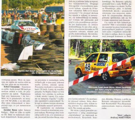 Rajd Warszawski - 1998r.