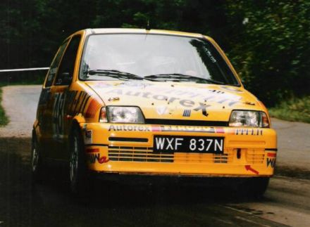 Jacek Sikora i Marek Kaczmarek - Fiat Cinquecento Sporting.