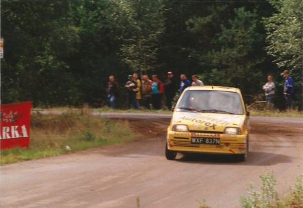 Jacek Sikora i Marek Kaczmarek - Fiat Cinquecento Sporting.