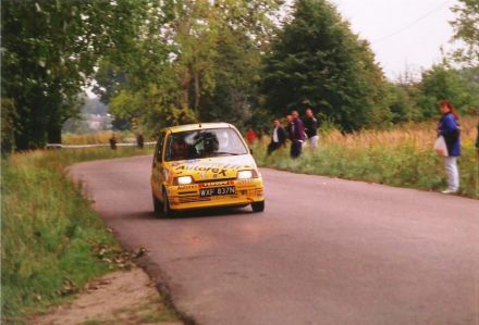 Jacek Sikora i Marek Kaczmarek - Fiat Cinquecento Sporting.