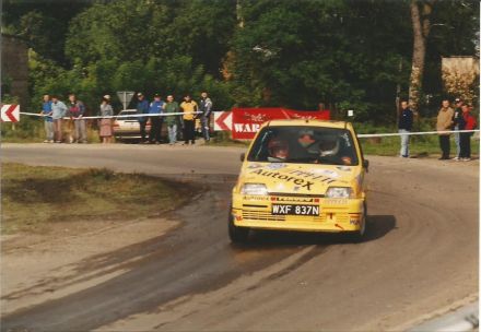 Jacek Sikora i Marek Kaczmarek - Fiat Cinquecento Sporting.