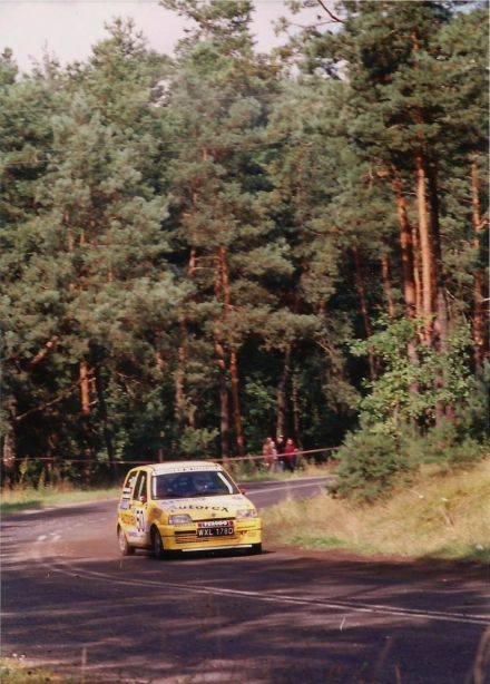 Jacek Sikora i Marek Kaczmarek - Fiat Cinquecento Sporting.
