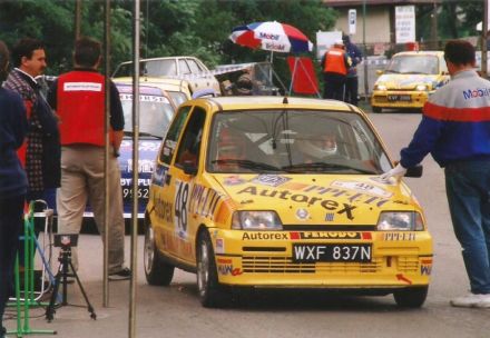 Jacek Sikora i Marek Kaczmarek - Fiat Cinquecento Sporting.