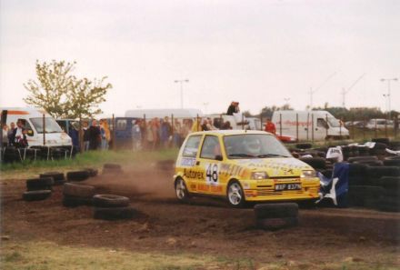 Jacek Sikora i Marek Kaczmarek - Fiat Cinquecento Sporting.