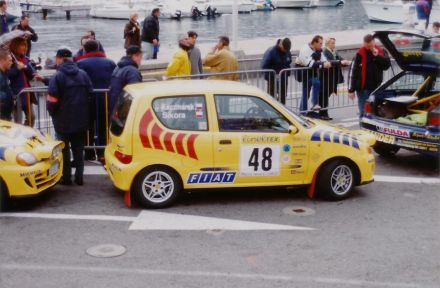 Jacek Sikora i Marek Kaczmarek - Fiat Seicento Sporting Abarth Kit Car.