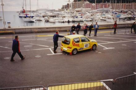 Jacek Sikora i Marek Kaczmarek - Fiat Seicento Sporting Abarth Kit Car.