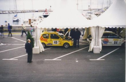 Rajd Monte Carlo-1999r. Badanie techniczne przed rajdem.