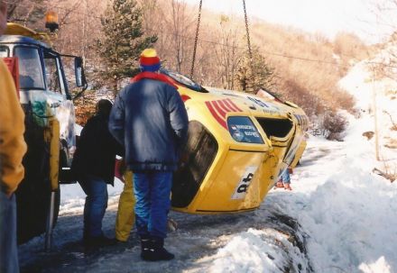 Rajd Monte Carlo-1999r. Fiat już prawie na drodze.