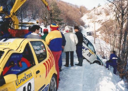 Manfred Stohl i Peter Muller - Mitsubishi Lancer Evo V.
