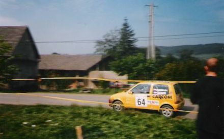 Jan Chudzikiewicz i Marek Kaczmarek - Fiat Cinquecento Sporting.