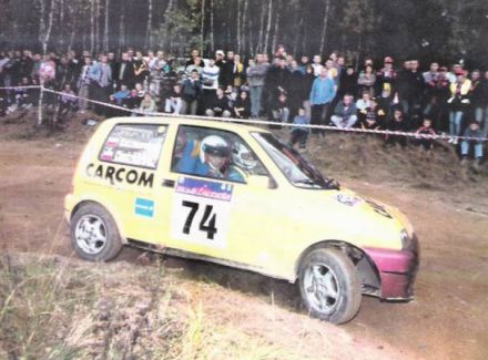 Jan Chudzikiewicz i Marek Kaczmarek - Fiat Cinquecento Sporting.