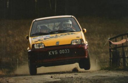 Jan Chudzikiewicz i Marek Kaczmarek - Fiat Cinquecento Sporting.