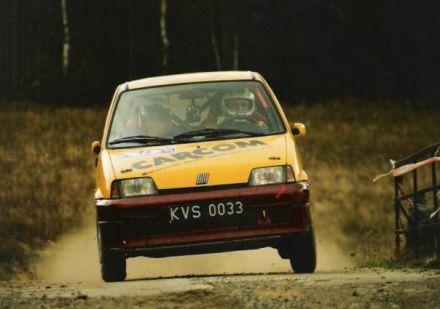Jan Chudzikiewicz i Marek Kaczmarek - Fiat Cinquecento Sporting.