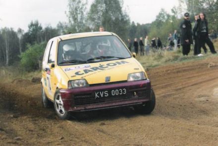 Jan Chudzikiewicz i Marek Kaczmarek - Fiat Cinquecento Sporting.