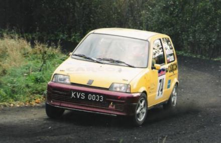 Jan Chudzikiewicz i Marek Kaczmarek - Fiat Cinquecento Sporting.